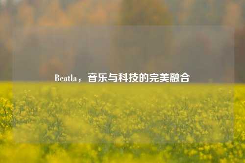 Beatla,音乐与科技的完美融合