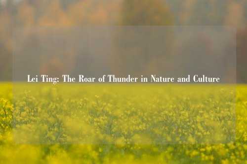 Lei Ting: The Roar of Thunder in Nature and Culture