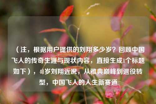 (注,根据用户提供的刘翔多少岁?回顾中国飞人的传奇生涯与现状内容,直接生成1个标题如下),41岁刘翔近况,从雅典巅峰到退役转型,中国飞人的人生新赛道
