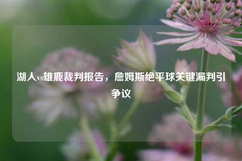 湖人vs雄鹿裁判报告，詹姆斯绝平球关键漏判引争议